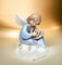 Ceramic Angel Playing Harp on Cloud Music Box, Home Décor, Religious Décor, Religious Gift, Church Décor, Baptism Gift